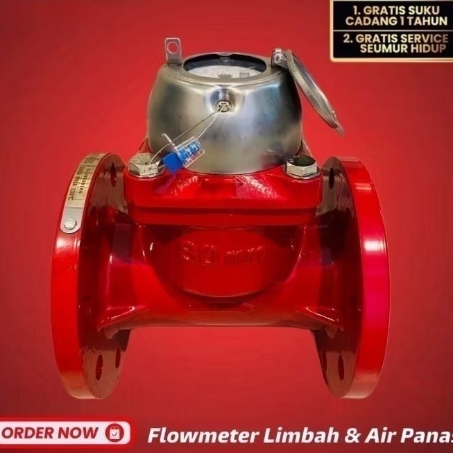 flow meter air limbah 3 inch Flow Meter Air panas 3 inch 130 Drajat