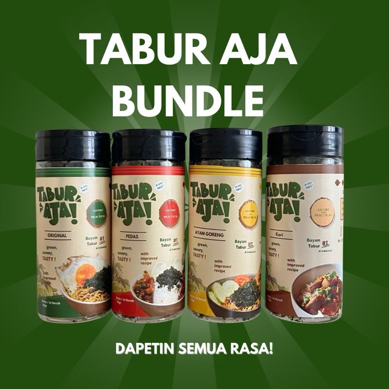 

Tabur Aja - TA BUNDLE (120 gr) / Bayam Tabur / Bayam goreng / Abon Bayam / Lauk Nasi