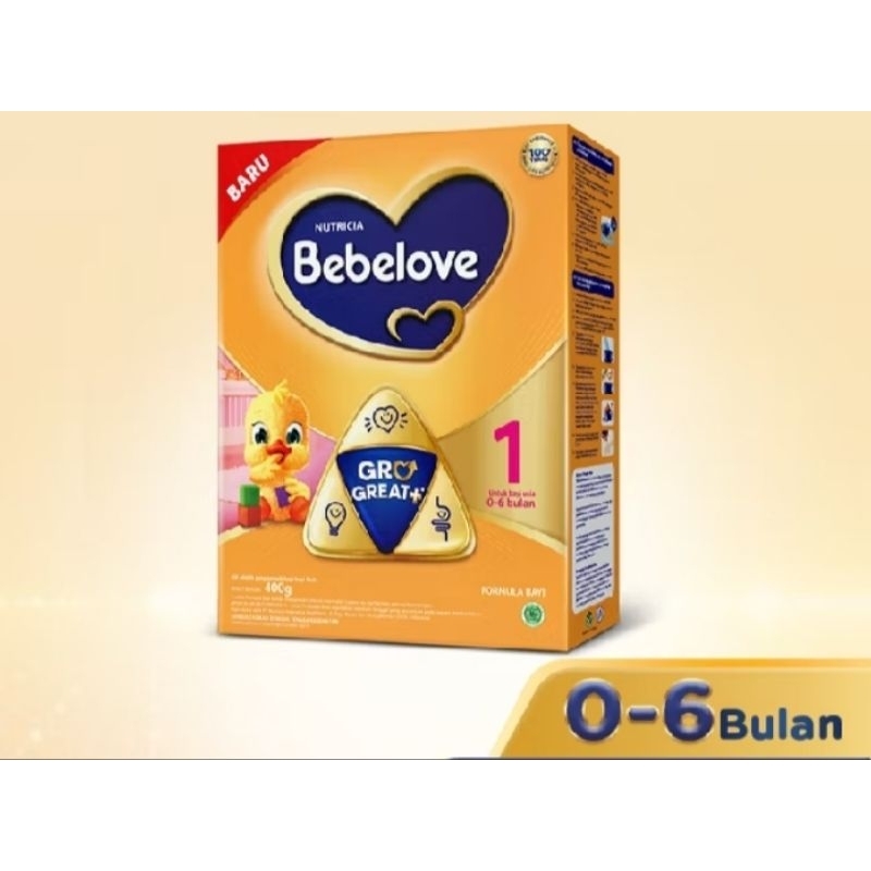 

Bebelove 1 & 2 susu formula bayi usia 0-12 bulan 200gram