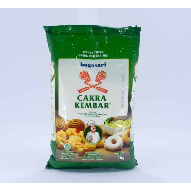 

Tepung Cakra kembar Hijau premium 1kg