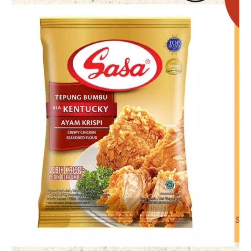 

TEPUNG BUMBU SASA KENTUCKY AYAM KRISPI 200 GRAM