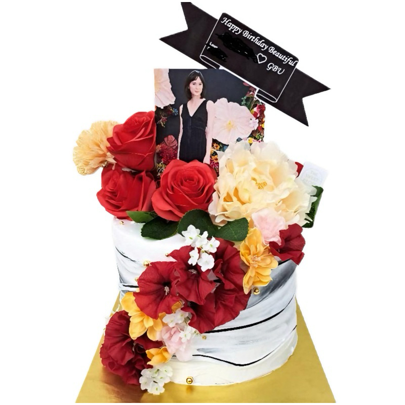 

Cake Beautiful Flower Red