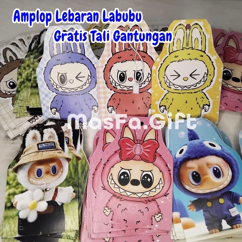 

Amplop 3d Karakter Labubu Lebaran 2025 Angpau Natal Imlek Lucu Unik