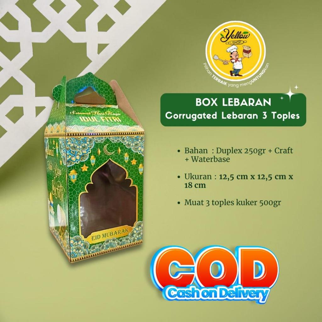 

BOX LEBARAN CORRUGATED LEBARAN 3 TOPLES 500GR