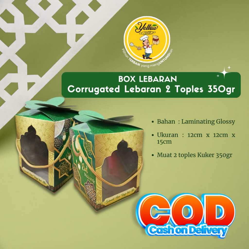 

BOX LEBARAN CORRUGATED LEBARAN 2 TOPLES 350GR