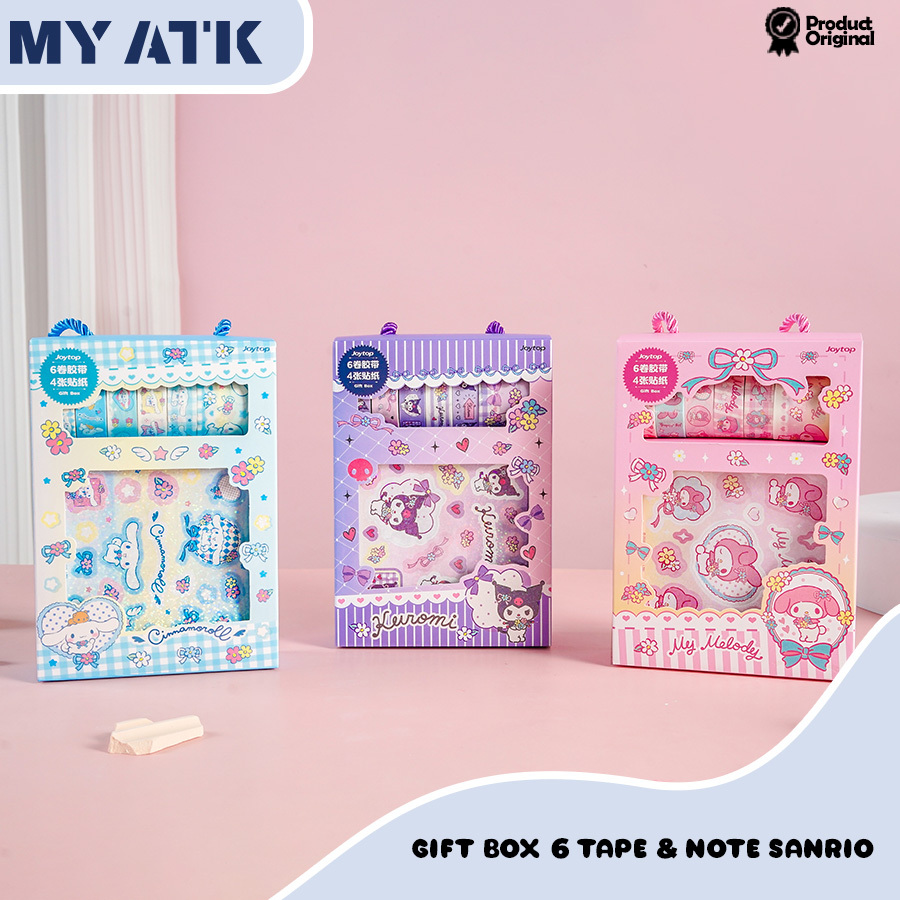 

10PCS Sticker Tape Gift Box Set Student Cute DIY Sanrio