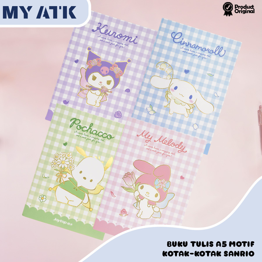 

Buku Tulis Sekolah Notebook A5 Sanrio Tebal