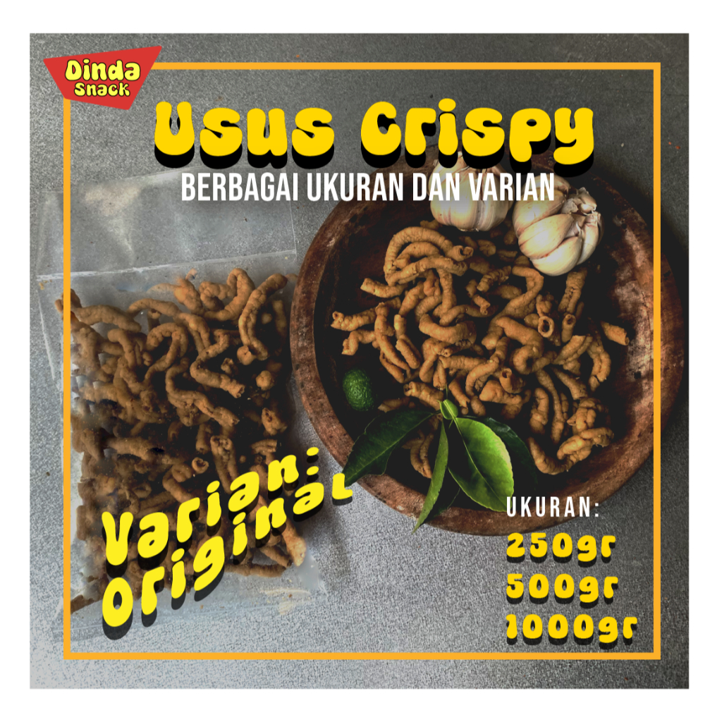 

Keripik Usus krispi Gurih Original – 250g, 500g, 1kg – Halal, Enak, dan Murah