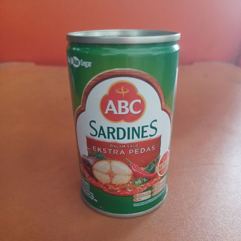 

Abc Sardines Ekstra pedas 155 gr