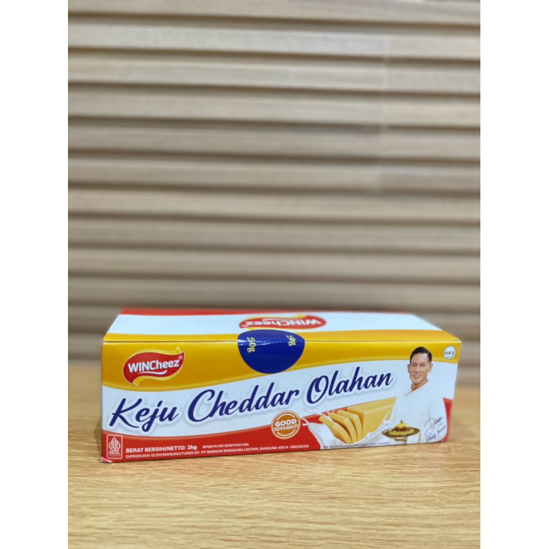 

Keju Win Cheez- Keju Blok. Keju Cheddar berat 2 KG