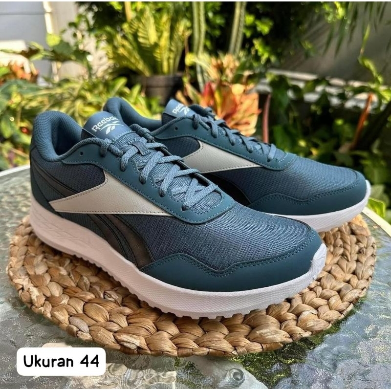 sepatu sport runing pria Reebok original warna hijau