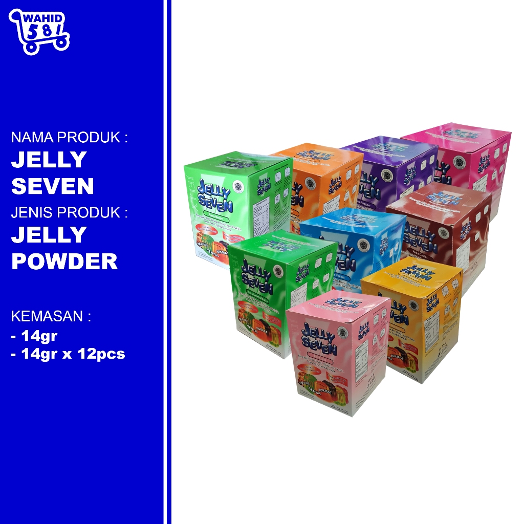 

Jelly Seven / Rasa Buah / Anggur / Cokelat / Jeruk / Kelapa Muda / Leci / Melon / Mangga / Strawberry / Tanpa Perisa / 1 Box 14gr