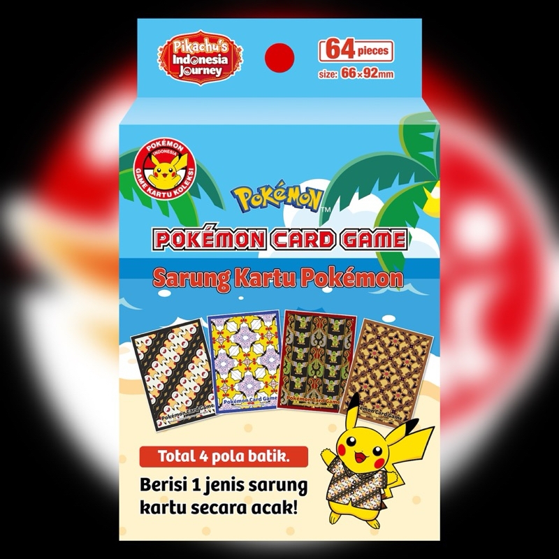Sarung Kartu Pikachu Batik 9433691 Pokemon TCG Card Sleeve