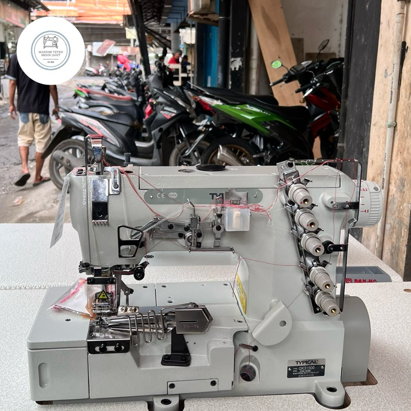 MESIN OVERDACK/OVERDECK/OVERDEK/KAMPUT TYPICAL TIMBUL GK31500 SERVO NEW (BARU)