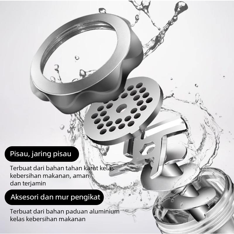 Mesin Giling Penggiling Daging Meat Grinder 300W 220V Dengan Daya Besar Serbaguna Mesin Gilingan