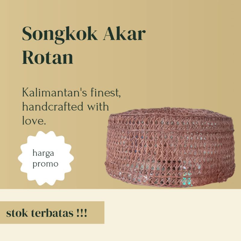 SONGKOK ROTAN DARI KALIMANTAN