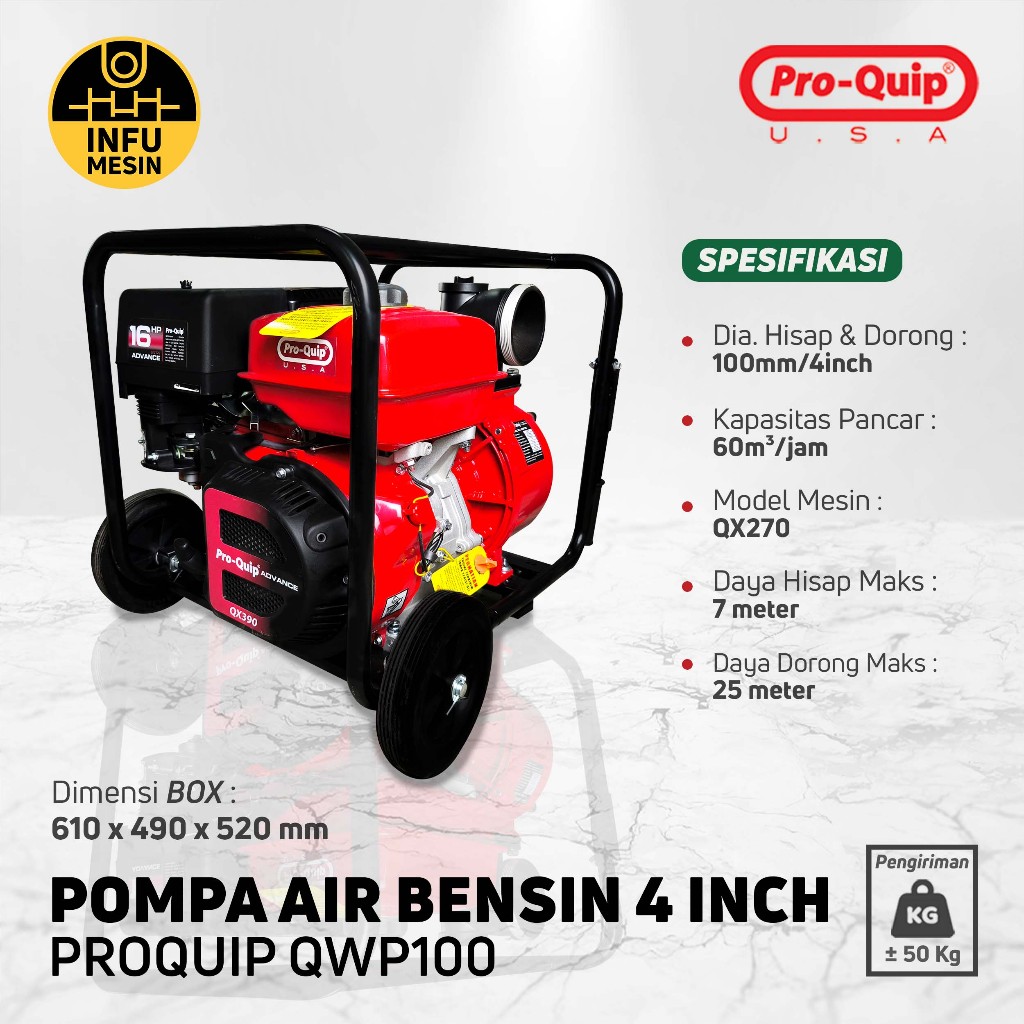 POMPA AIR 4 INCH PROQUIP QWP 100