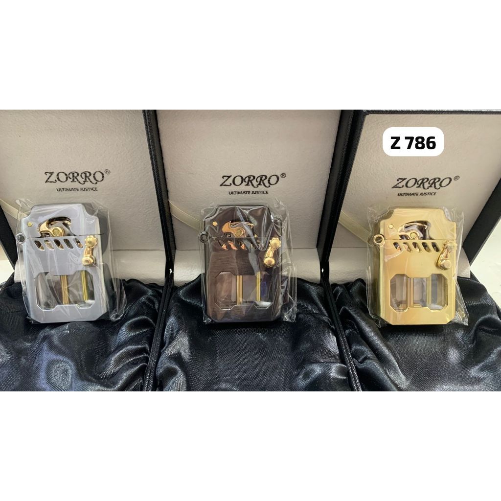 Korek Zorro Z786 Saibo Mech Transparan Metal