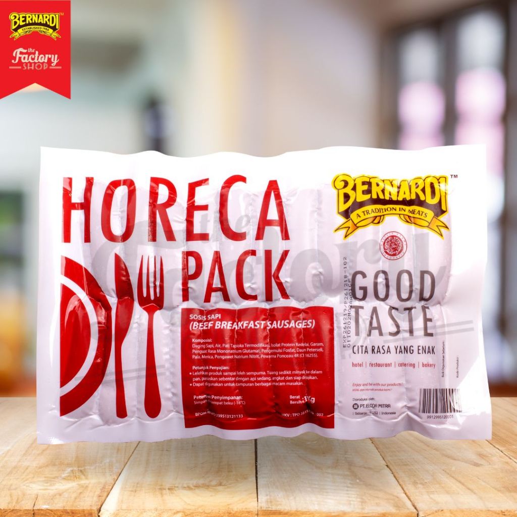 

Bernardi Horeca Pack Breakfast Sosis Sapi 1 kg