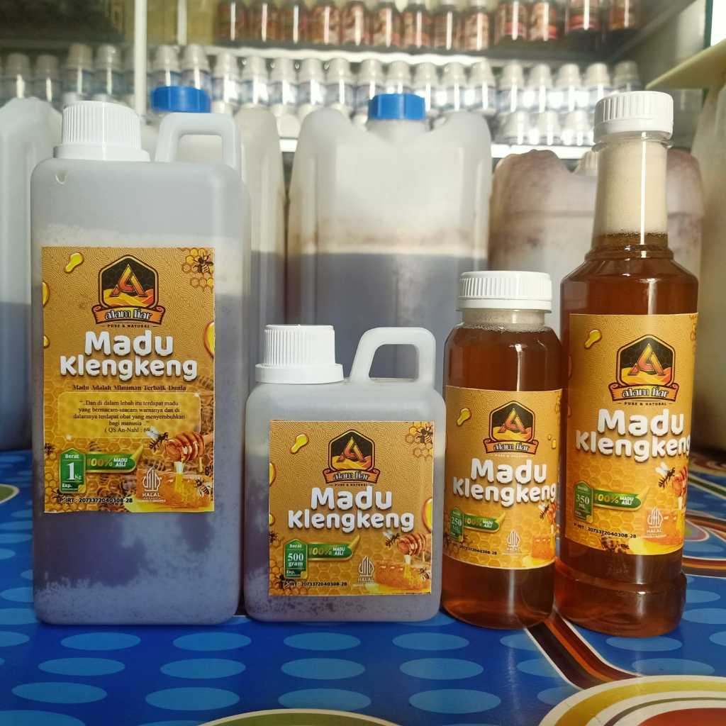 

MADU MURNI NEKTAR KELENGKENG 100% ASLI Kemasan 1kg, 500gr, 350ml, 250ml