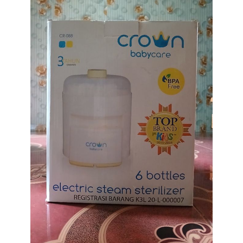 Crown Babycare Sterilizer 6 Bottles