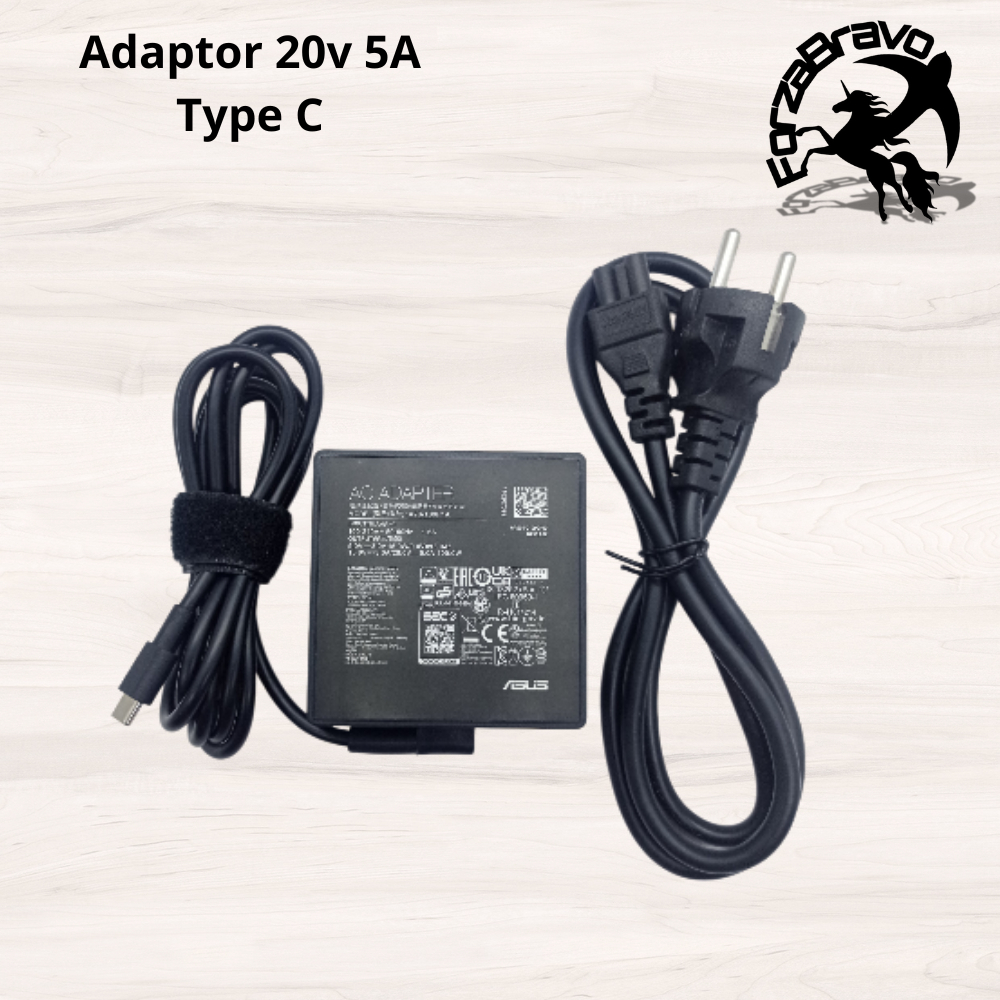 20V 5A 100W Pengisi Daya USB C Universal Adaptor Laptop Tipe C Adaptor AC Laptop untuk Asus
