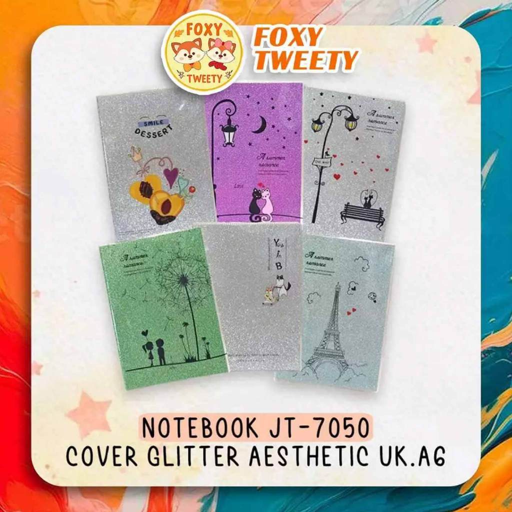 

(Live) NOTES/NOTEBOOK GLITER MINI JT7050 BUKU CATATAN MINI GLITTER