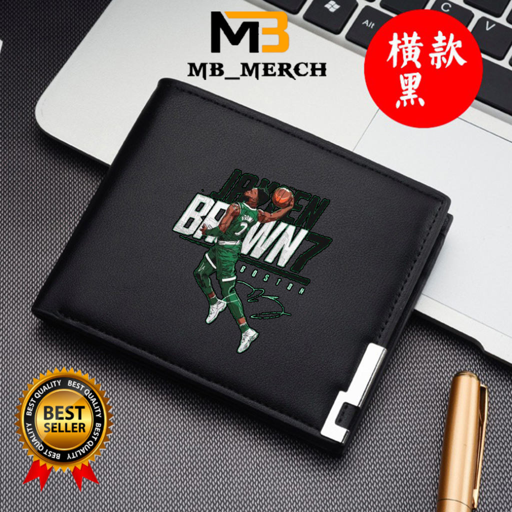 Dompet Pria Lipat JAYLEN BROWN  Dompet Kulit Men Fashion Letter Wallet NBA KEREN MB_MERCH