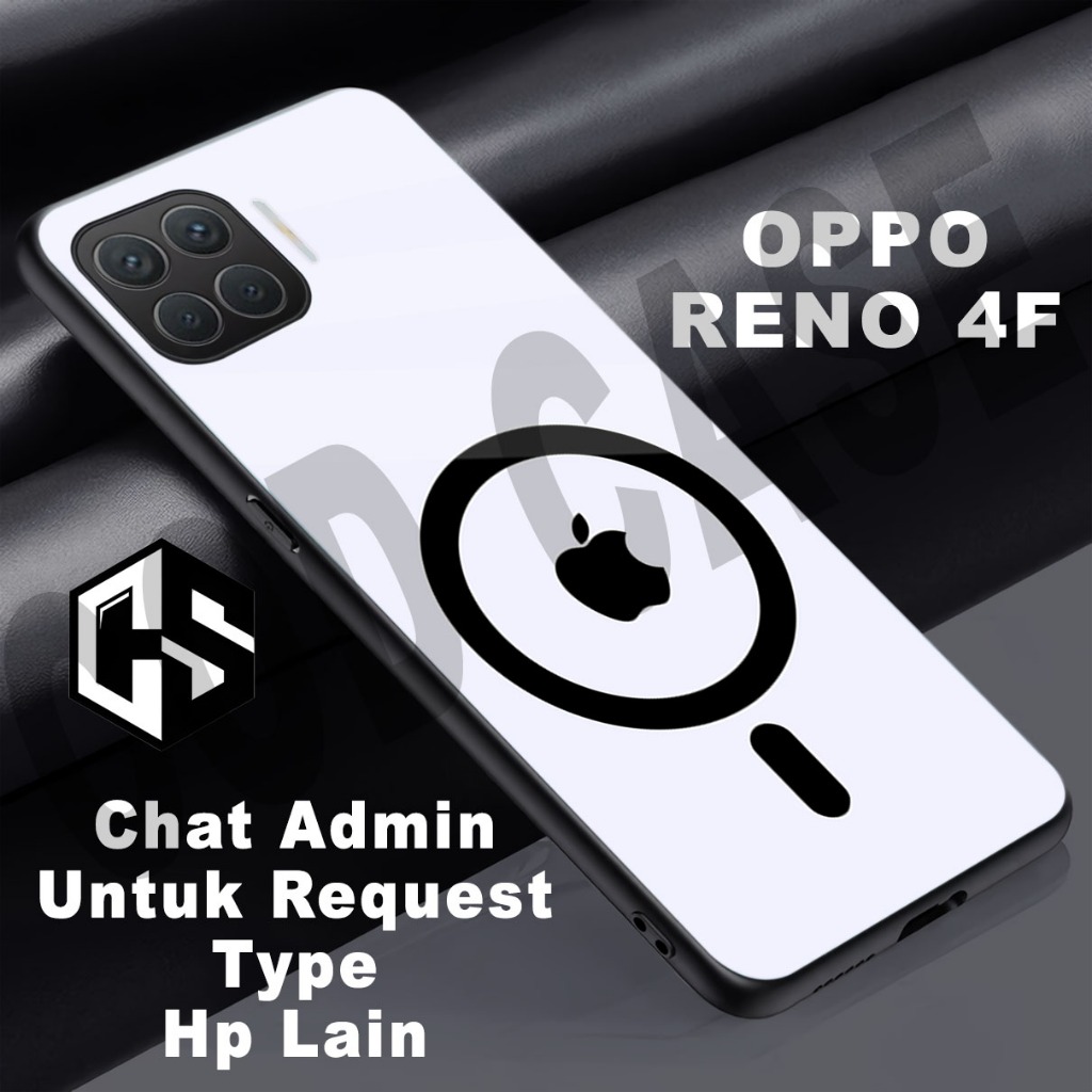 (COD 82) Softcase glossy kilau untuk type Hp OPPO RENO 4F / Motif Cocok untuk cowok dan cewek/case o