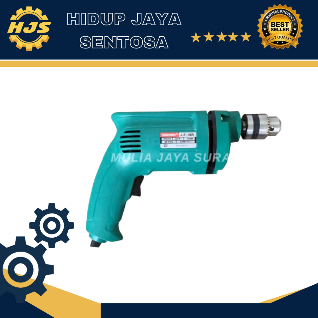 MESIN BOR JIZ-10B MODERN BOR TANGAN 10MM  - POWERTOOLS - BOR LISTRIK MODERN