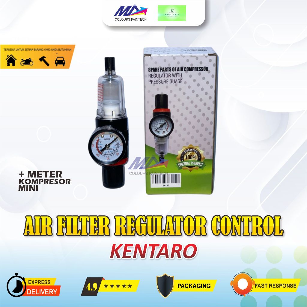 KENTARO AIR FILTER REGULATOR KONTROL + METER KOMPRESOR MINI