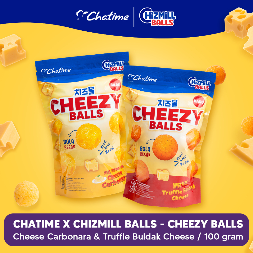 

Chizmill x Chatime Cheezy Balls 50 Gram