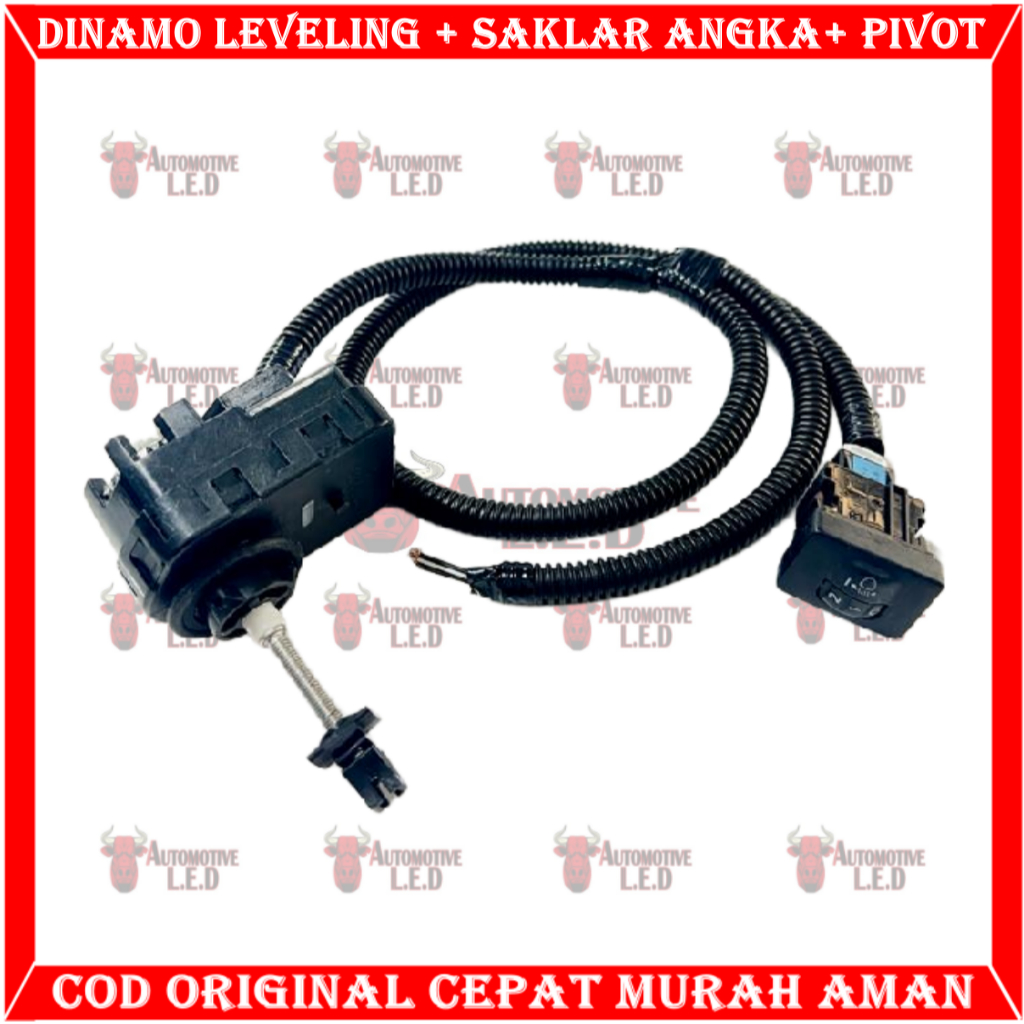 ORIGINAL ALAT ELEKTRIK LEVELING LAMPU 1 DINAMO PLUS SAKLAR FREE PIVOT LEVELING OEM DINAMO LEVELING |