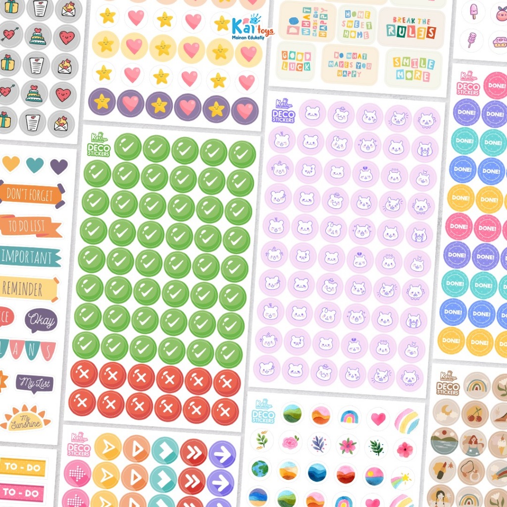 

Stiker Aesthetic / Sticker Deco Jurnal Todolist / Stiker Planner To do list Emoji / Sticker Tumblr Dekorasi DIY Scrapbook Keyboard Bujo Bullet Journal Journaling