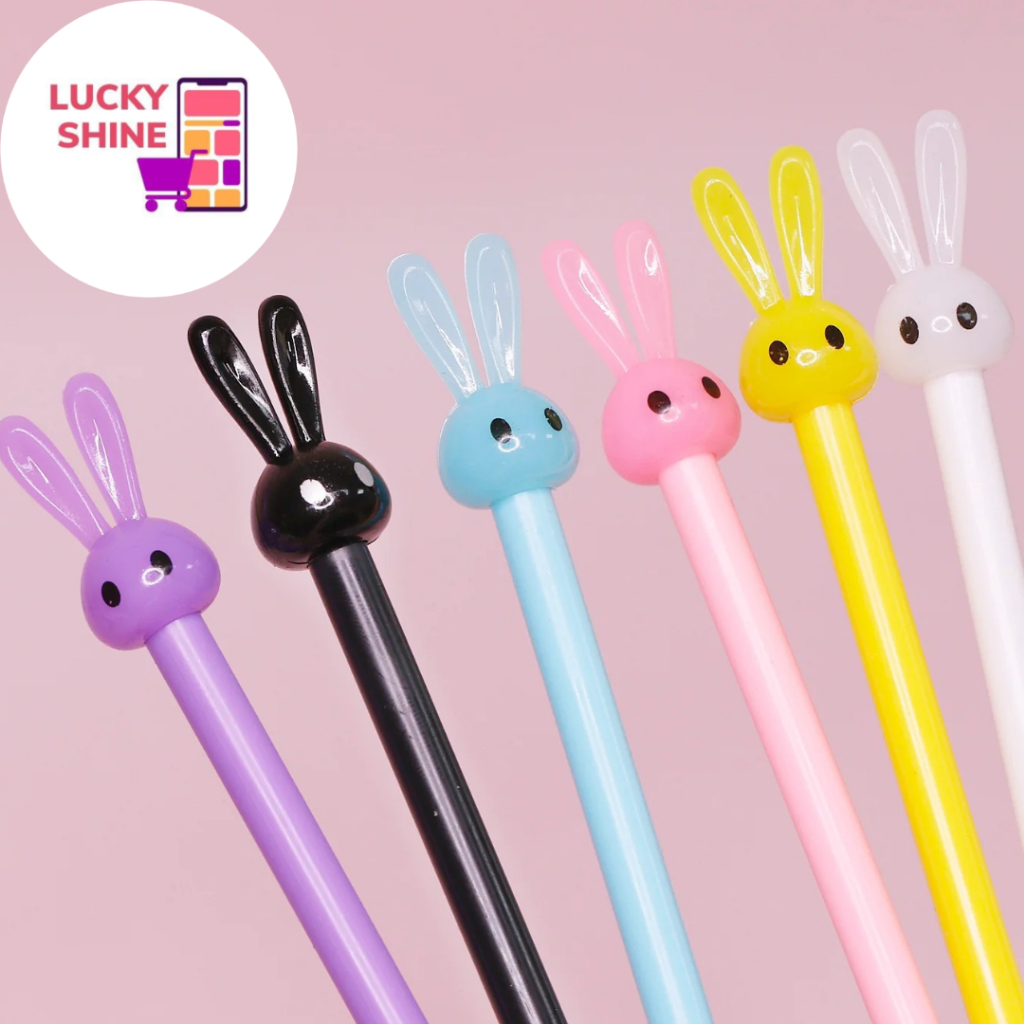 

LS PULPEN KEPALA KELINCI KARAKTER / PENA KARAKTER BUNNY LUCU / PENA GEL INK IMUT WARNA WARNI / CUTE BUNNY BOLPEN PELAJAR