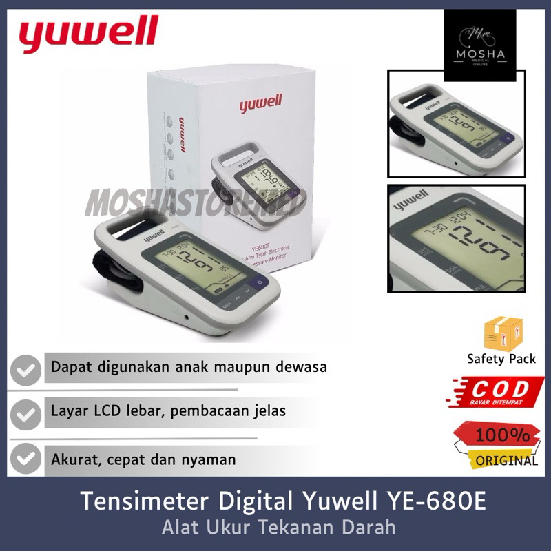 YUWELL-Tensimeter Yuwell Medical Electro YE680E