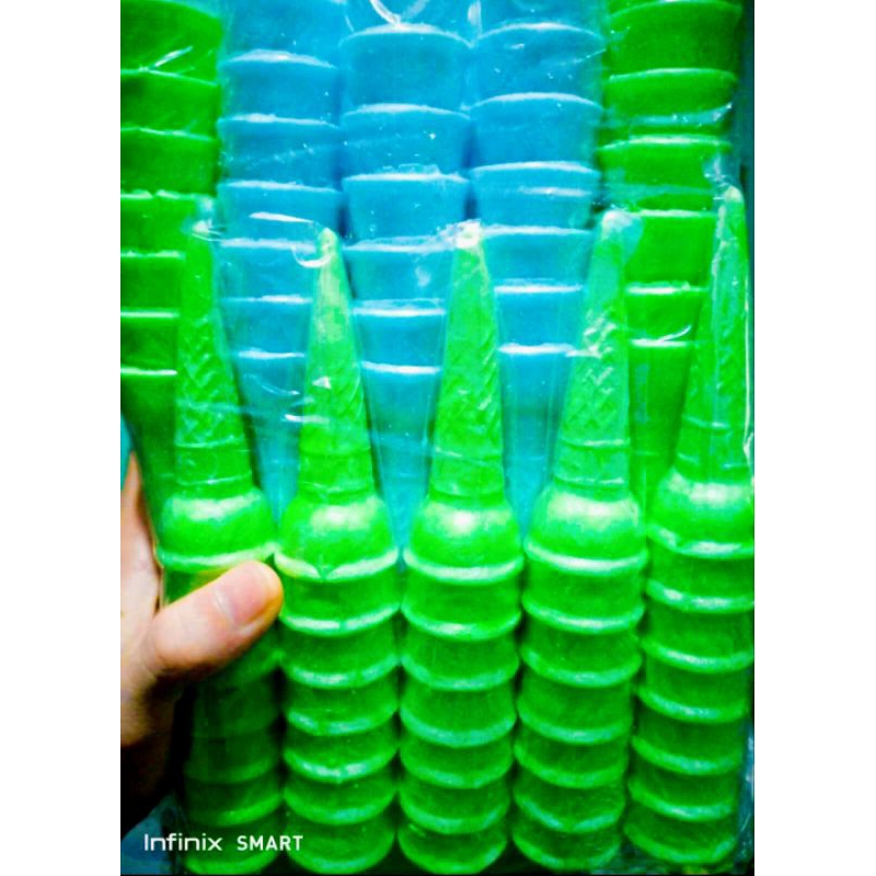 

cone es krim isi (200pcs) ukuran 3.5cm + bubble warp