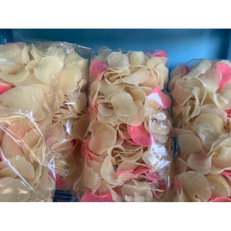 

KARAG KRUPUK SINGKONG MENTAH KEMASAN 400gram