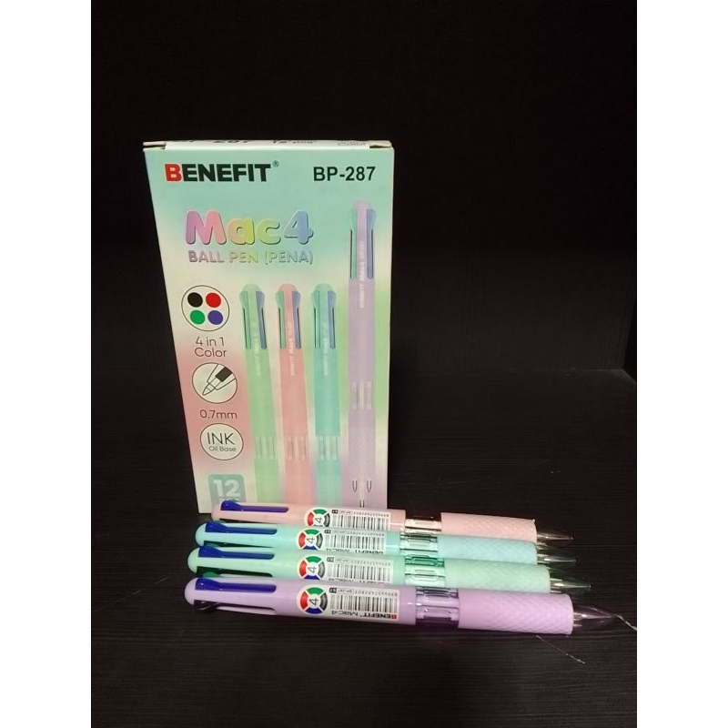 

(1 PCS) PULPEN 4 WARNA BP-287 BENEFIT PACK