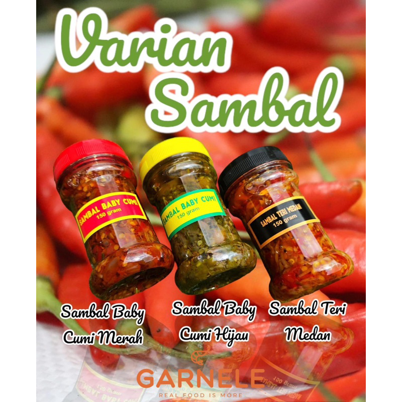 

(Ready Balikpapan) Sambal Baby Cumi Merah Sambal Baby Cumi Ijo Sambal Teri Medan Matang Siap Santap