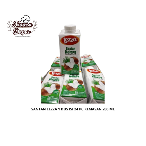

Lezza Santan Kelapa Cair / Siap Saji / Siap Pakai Kemasan 1Karton x 24pc 200ML