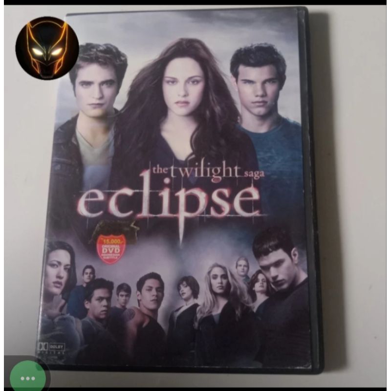 DVD Original Eclipse The Twilight Saga Feat Kristen Stewart Text Indonesia