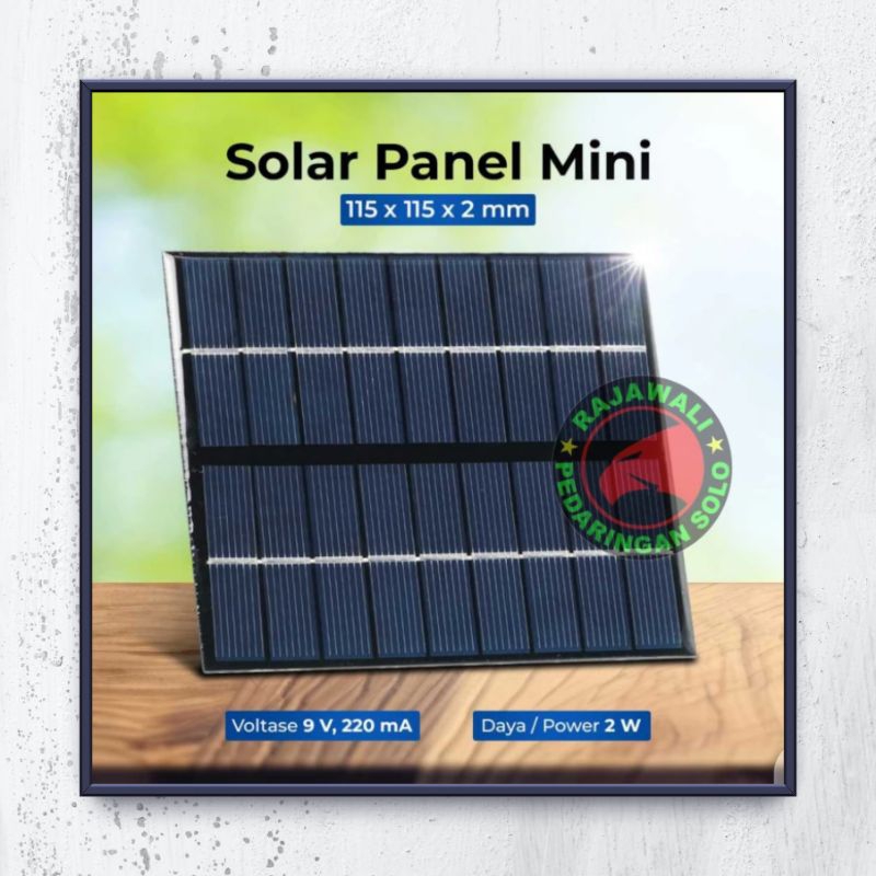 MINI SOLAR PANEL 9V 220mA PANEL SURYA MINI