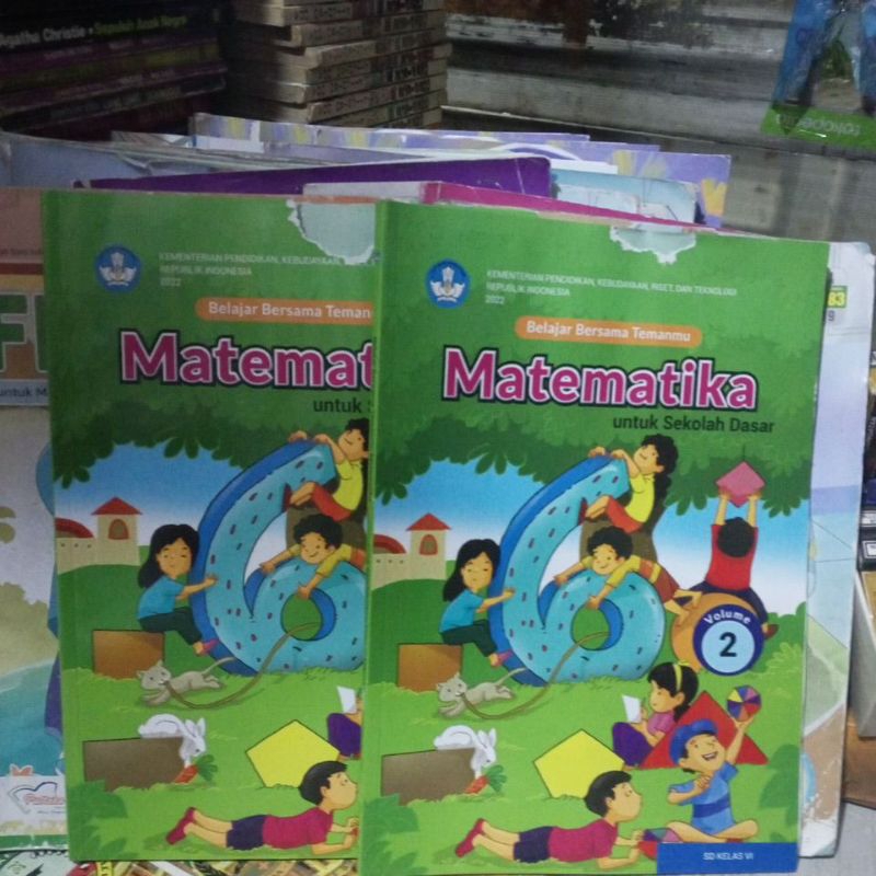 BUKU MATEMATIKA/BELAJAR BERSAMA TEMANMU MATEMATIKA UNTUK SD KELAS 6 VOLUME 2 REVISI 2021 KURIKULUM M