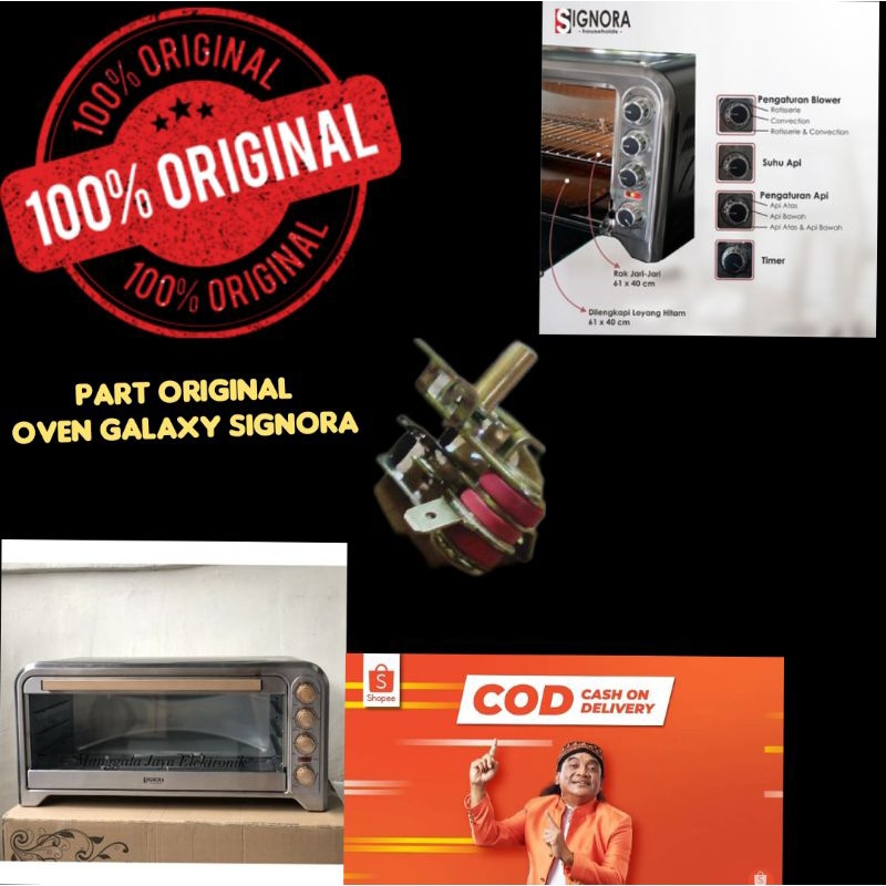 termostat / platina oven galaxy signora / penyetel api oven galaxy signora