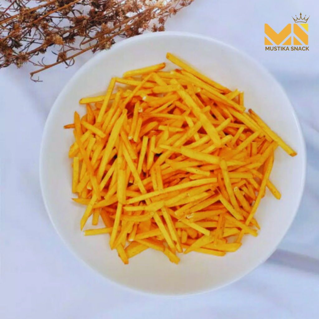

ADY78 1Kg Stik Talas Kuning Keripik Original Asin Gurih Premium