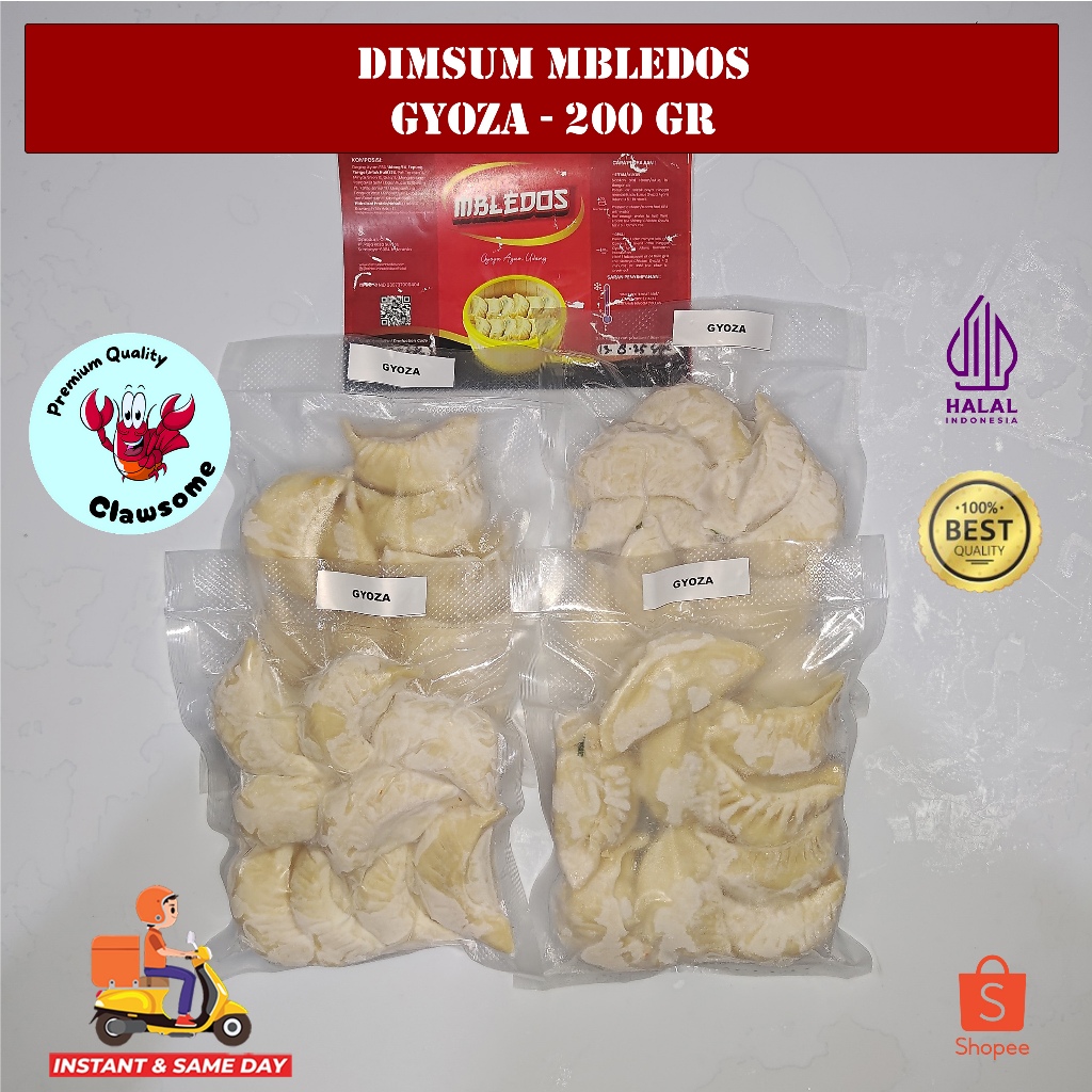 

DIMSUM MBLEDOS ORIGINAL - GYOZA REPACK SIZE - 200 GR (9 PCS)