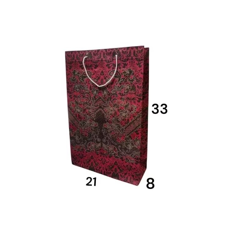 

paper bag batik banci ukuran 21x33x8 isi 12pcs