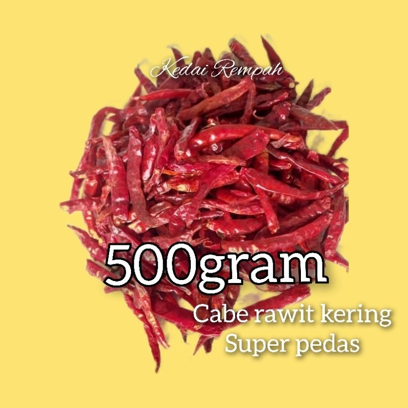 

CabaiKering Super Pedas 500gram tanpa tangkai