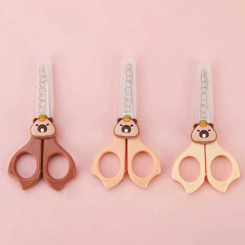 

GUNTING KERTAS CAPYBARA SANRIO CINNAMOROL KUROMI MELODY SCISSORS ALAT POTONG KERTAS GUNTING LUCU GUNTING ANAK
